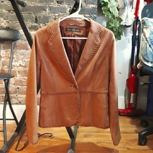 Marc Jacobs New York Caramel Leather Jacket